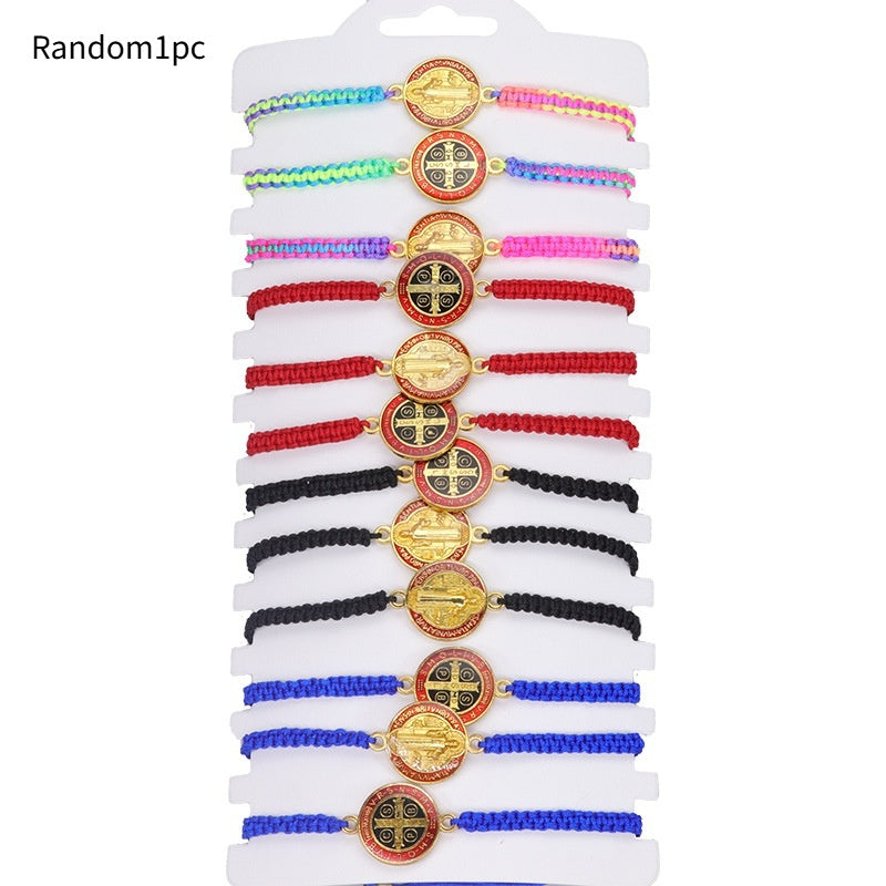 Our Lady Of Mary Saint Benedict Saint Jude Weaving Hand Rope Limorista