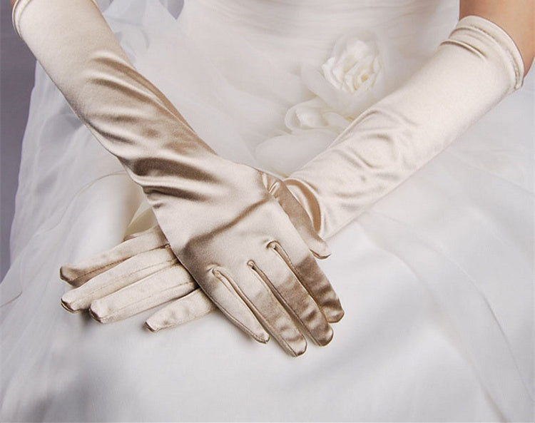 Bridal Gloves Wedding Dress Show Banquet Limorista