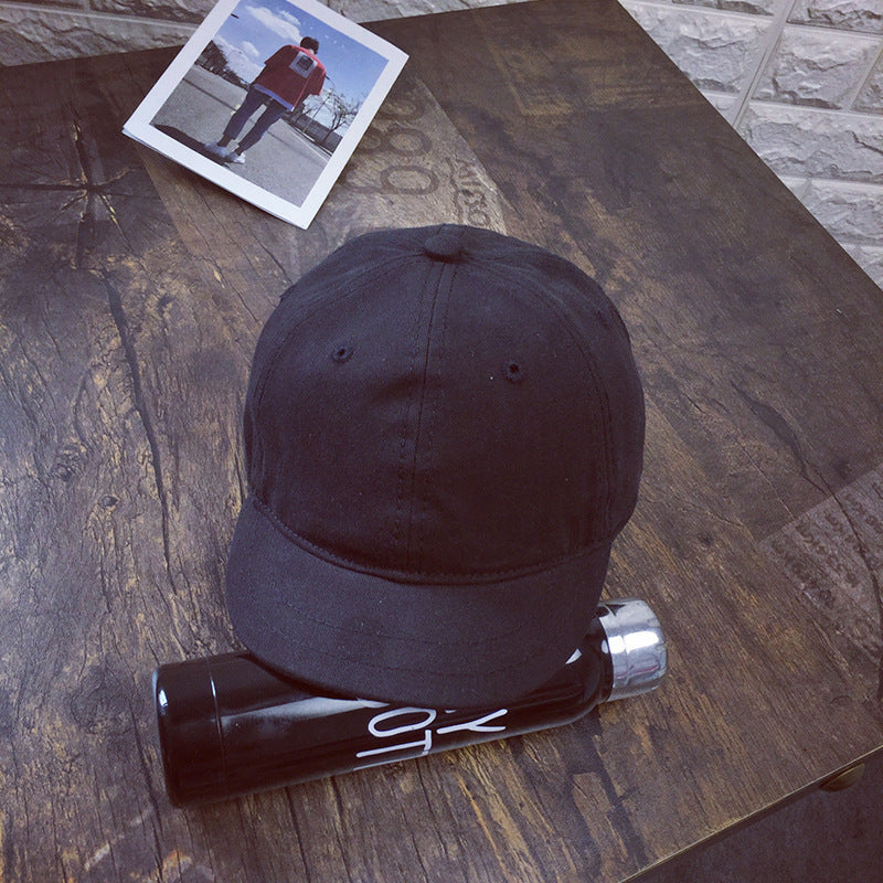 Retro Solid Color POW Hat Spring Short Brim Baseball Cap Male Mechanic Repair Cap Limorista