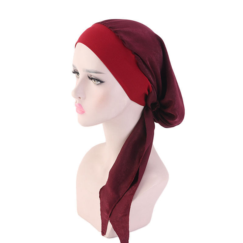 Stretch Hair Band Braid Hat Ethnic Style Fashion Scarf Muslim Ethnic Limorista