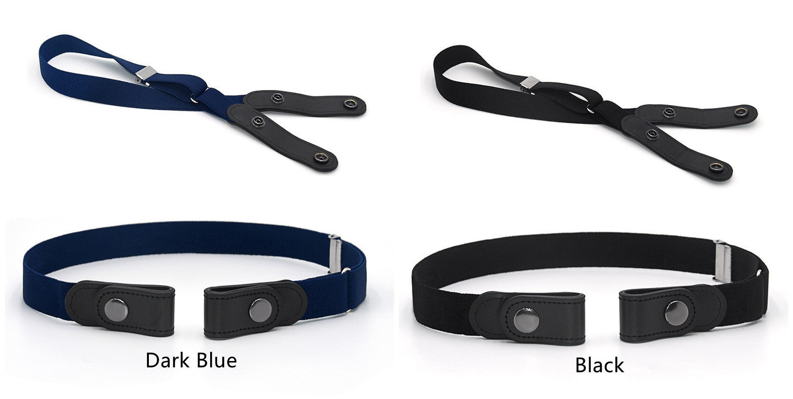 Jeans Belt Seamless Elastic Without Buckle All-match Lazy Belt Limorista