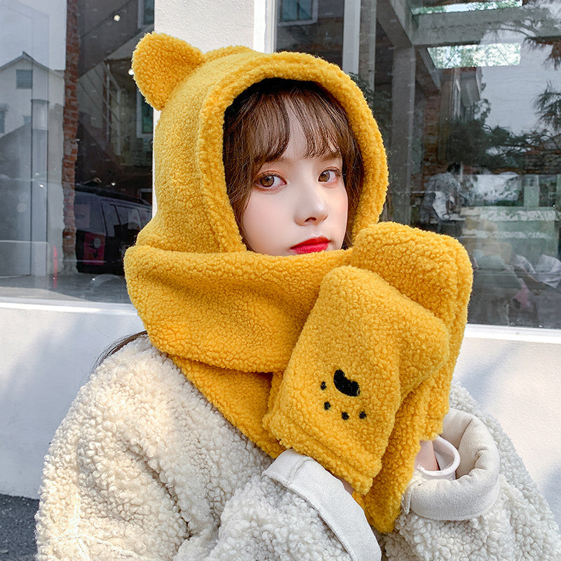 Bear ears scarf hat Limorista