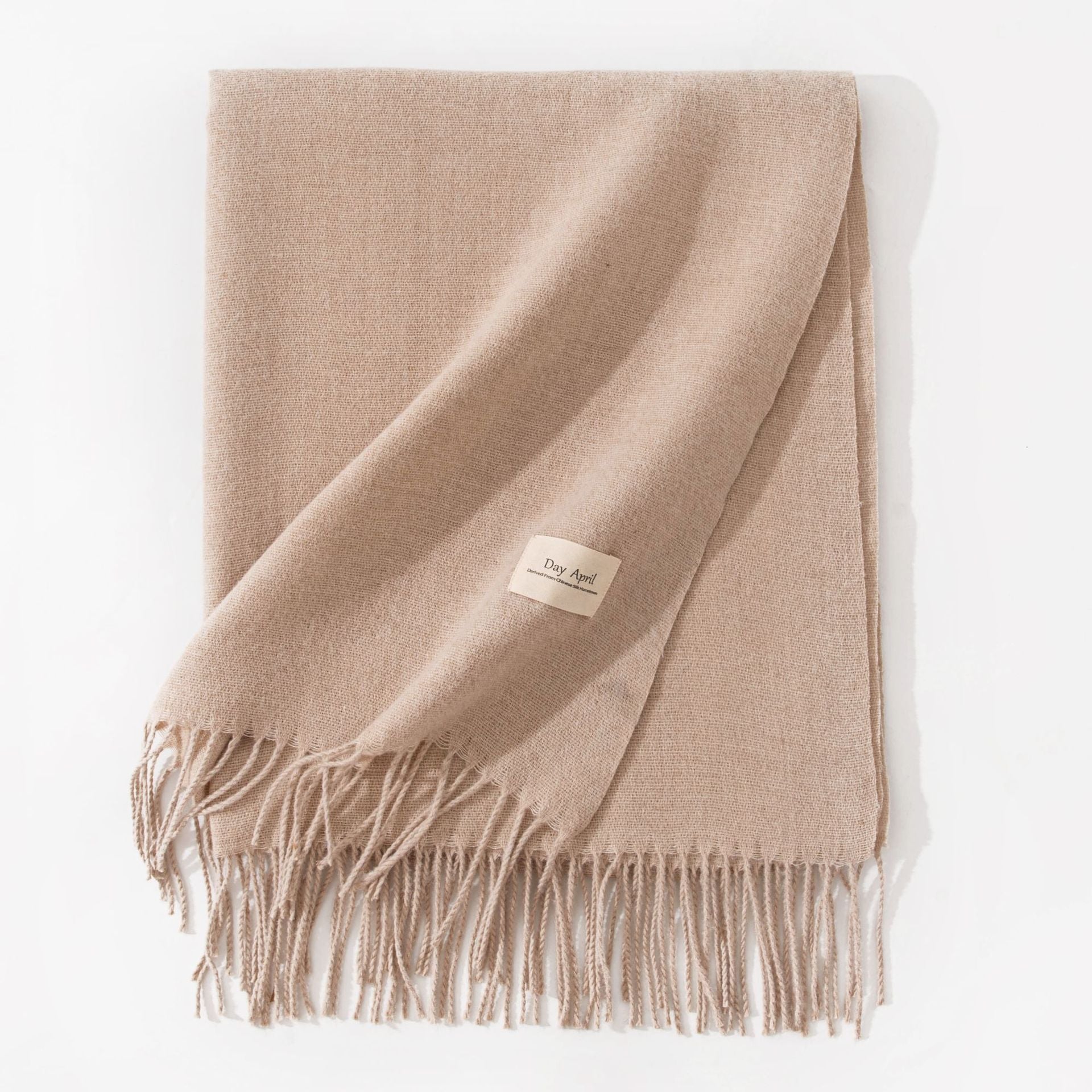 Pure Color Artificial Cashmere Scarf Women&
