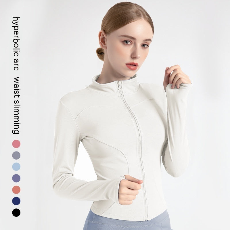 Outer Wear Long Sleeve Quick-drying Skinny Yoga Clothes Slim Fit Slimming Fitness Running Yoga Sports Jacket Limorista