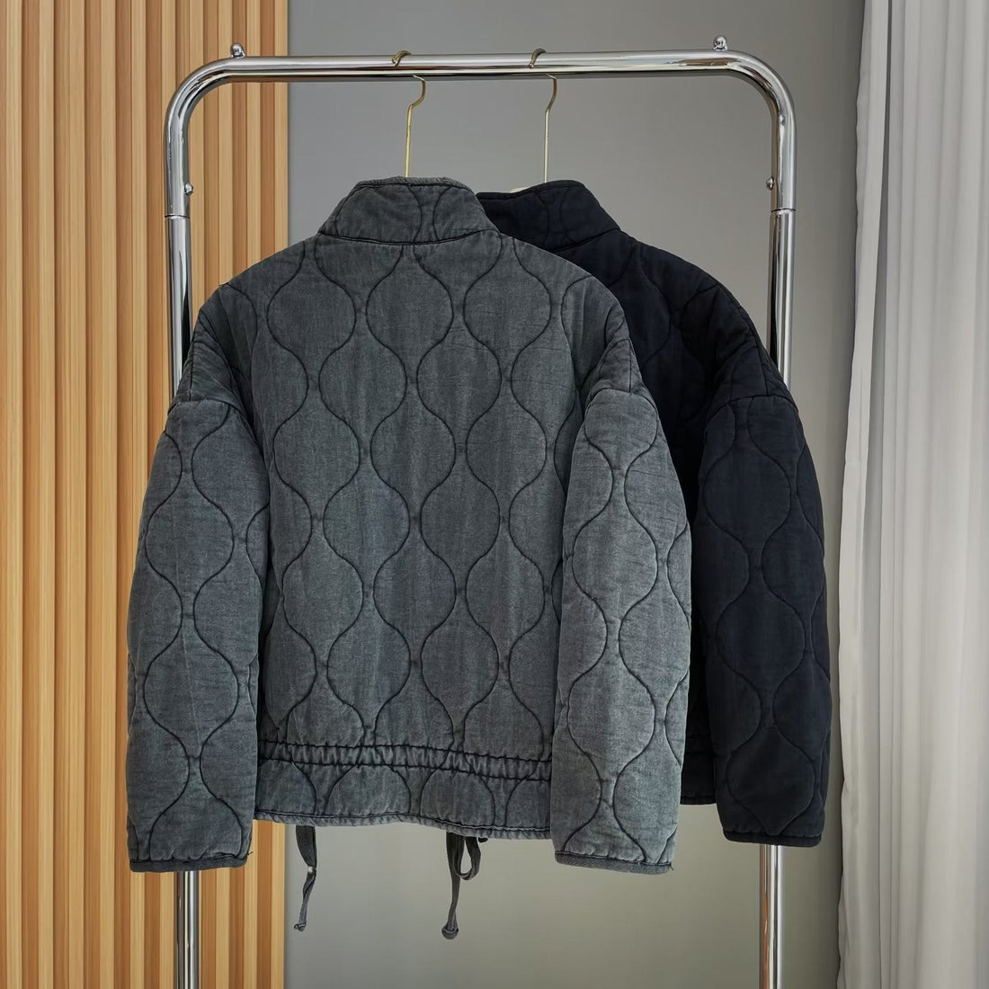 Long Sleeve Zipper Cotton Jacket Limorista