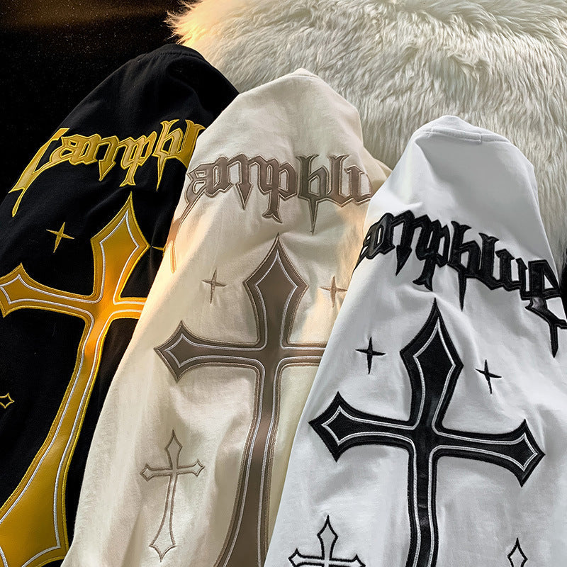 Limorista - Printed Hip-hop Loose Couple Top