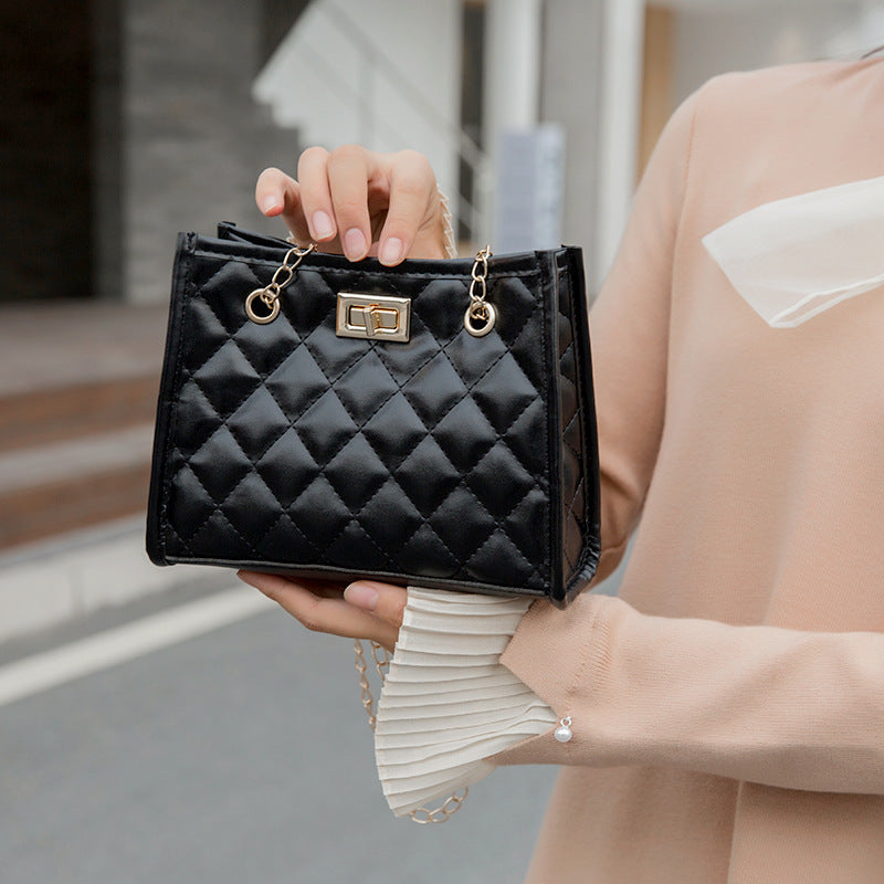 Mini Chain Shoulder Bags Rhombus Sewing Small Square Bags For Women Limorista