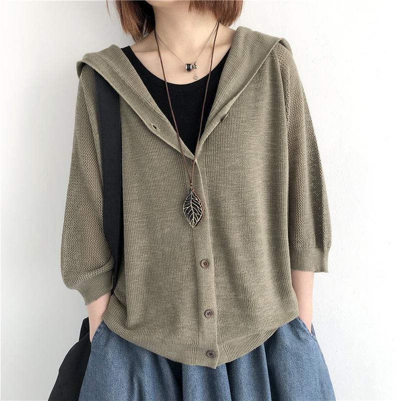 Solid Color Fashion Knitted Coat For Women Limorista