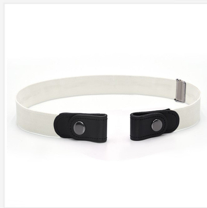 Jeans Belt Seamless Elastic Without Buckle All-match Lazy Belt Limorista