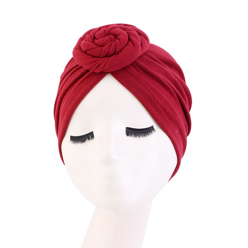 European And American Popular Donut Head Scarf Hat Limorista