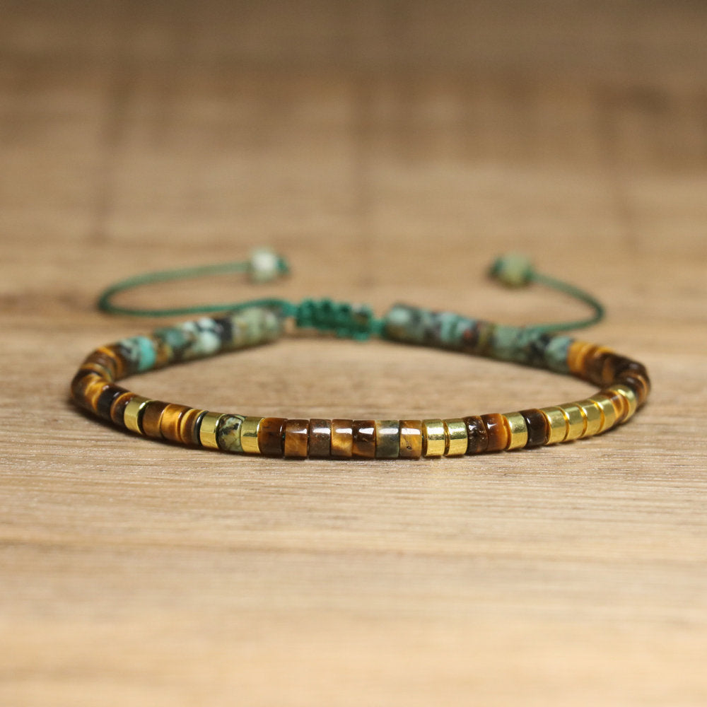 Spacer Beads Beaded Weave Bracelet Women&