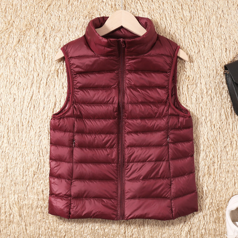 Lightweight down jacket women&