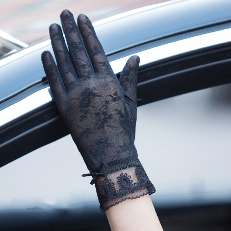 Gloves female UV protection ice silk gloves Limorista