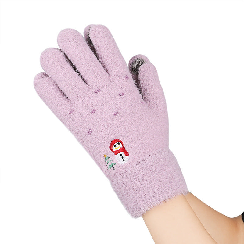 Ladies Touch Screen Gloves For Winter Warmth And Fleece Limorista