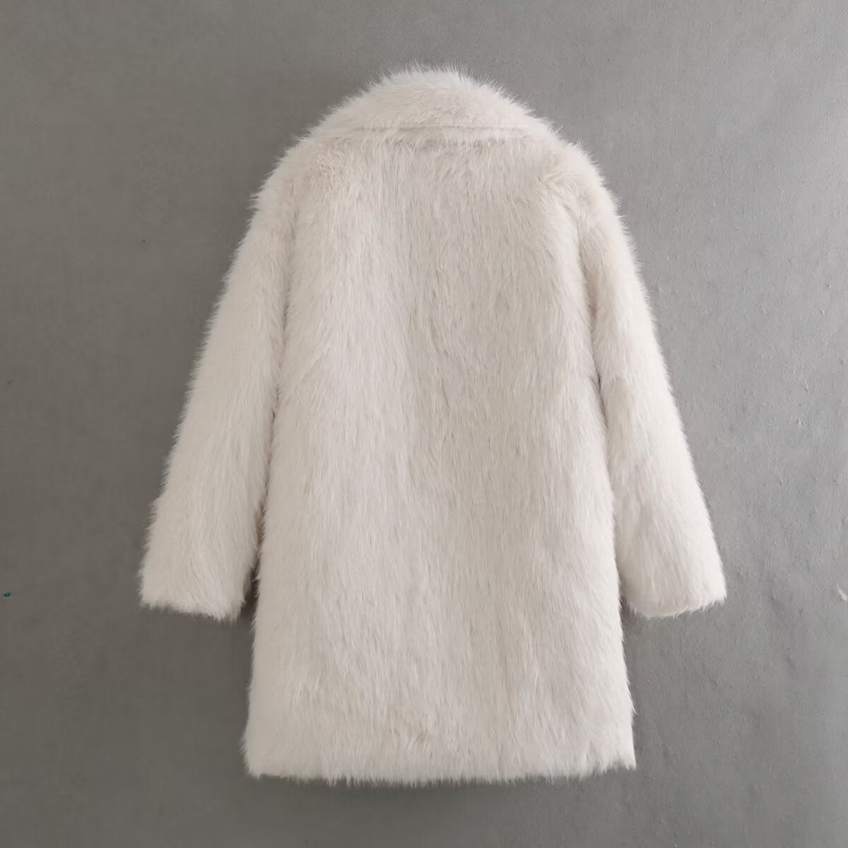 Loose Fashion Mid-length Fur Overcoat Coat Limorista