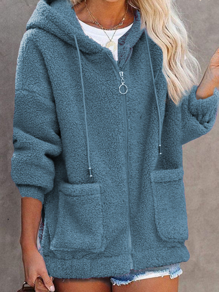 Cardigan Buttonless Printed Loose Top Limorista