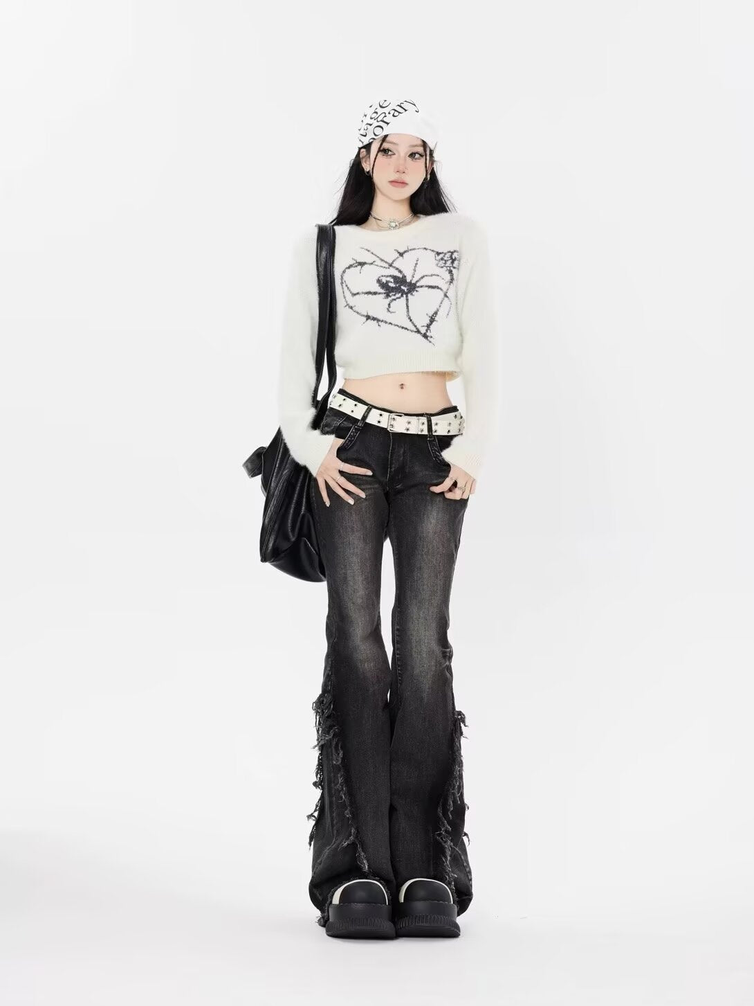 Fashion American Slightly Flared Jeans Women Limorista