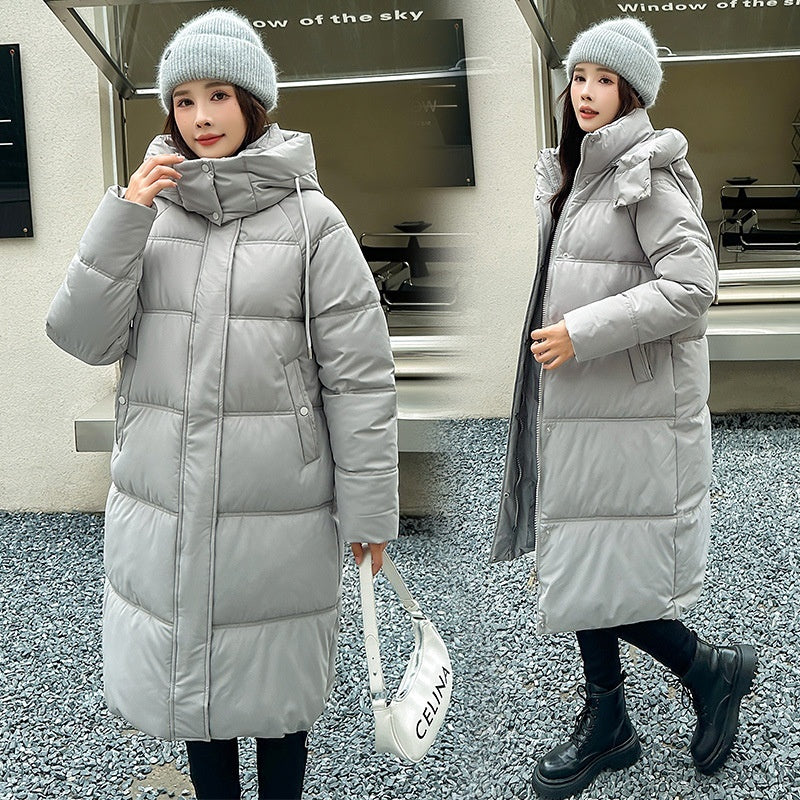 Long Over The Knee Thickened Hooded Jacket Limorista