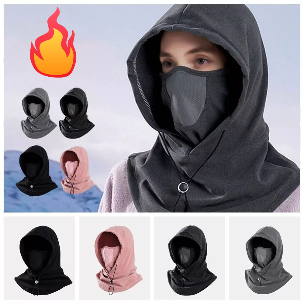 Winter Thermal Fleece Scarf Ski Face Mask Neck Warmer Hood Hat Windproof Cold Warm Riding Cap Sports Outdoor Limorista