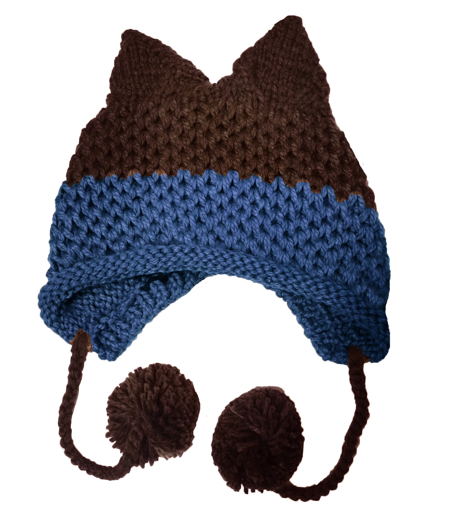 Fox Hat Colorblock Ear Fur Ball Limorista