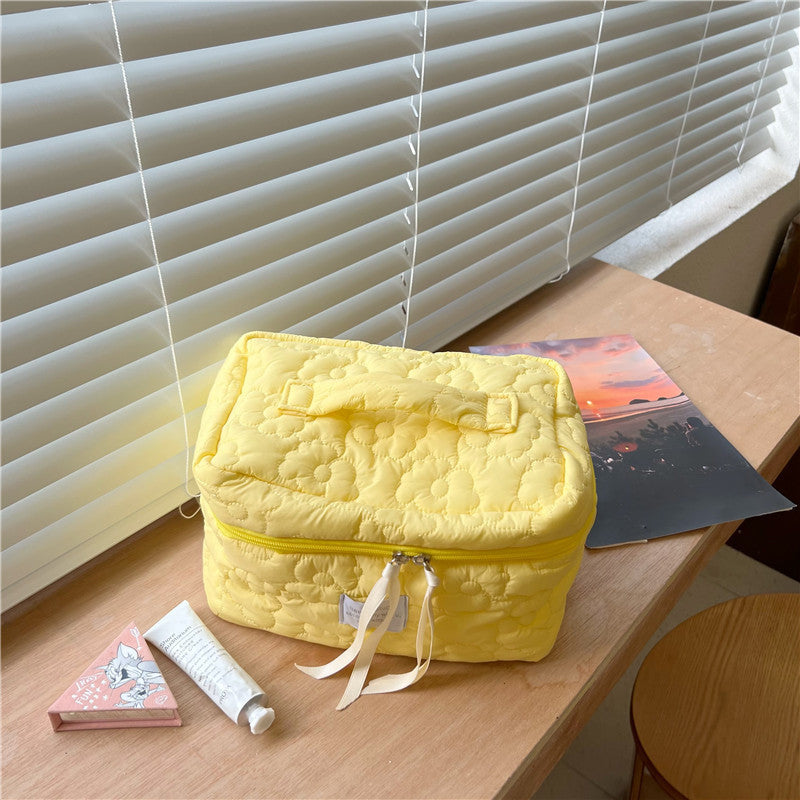 Ins Soft Flower Cosmetic Bag Limorista