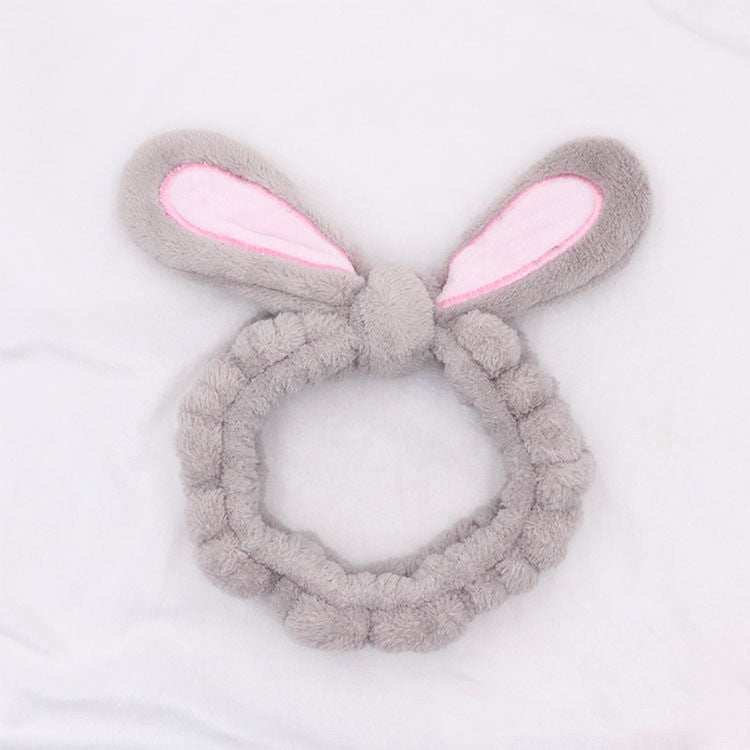 Rabbit Ear Washing Makeup Headband Limorista