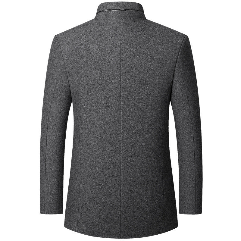 Standing Collar Middle-aged Men&