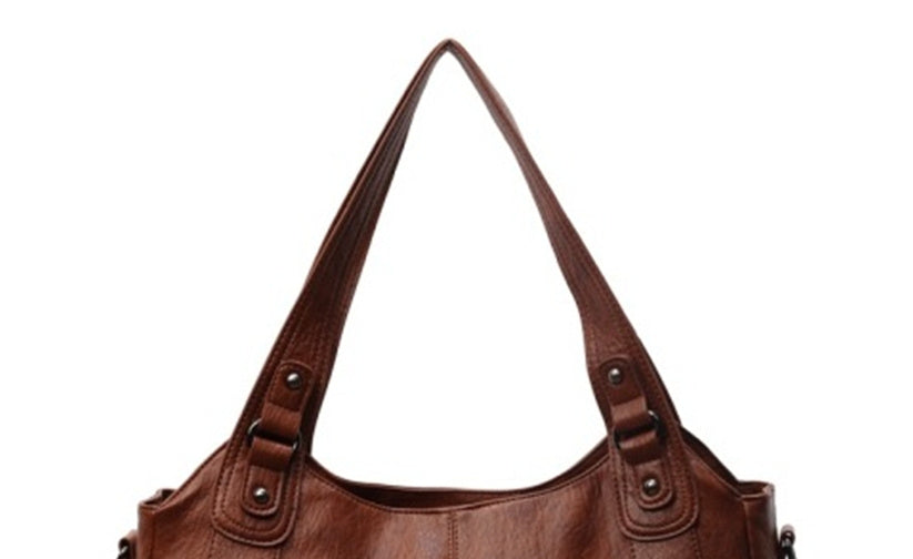 Handbag European And American Retro Solid Color Simple Texture Limorista
