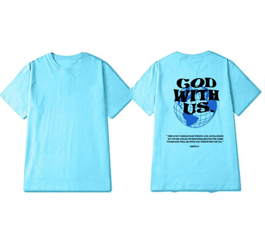 Letter Print Short-sleeve Casual Retro T-shirt Women Limorista