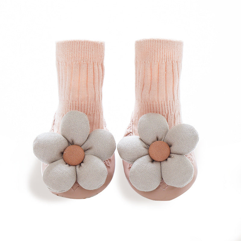 Korean Style Three-dimensional Flower Ankle Sock Limorista
