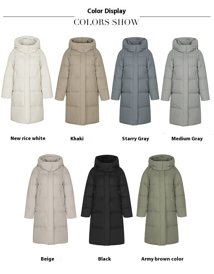 Long Over The Knee Thickened Hooded Jacket Limorista