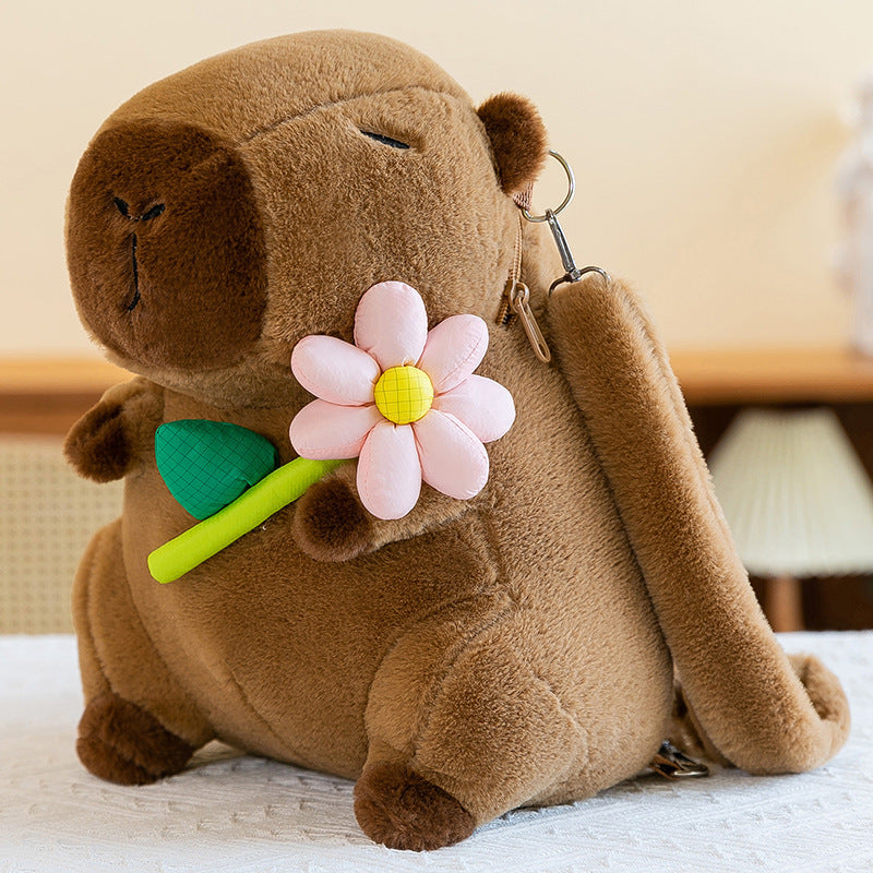 Capybara Backpack Plush Toy Creative Backpack Limorista