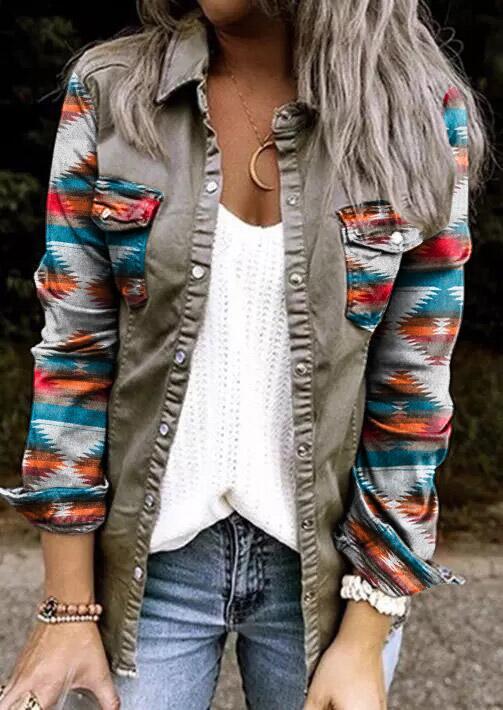 Street Hipster Plaid Single-breasted Lapel Cardigan Shirt Limorista