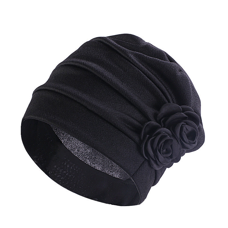Ethnic Headscarf Chemotherapy Two Flower Headgear Limorista