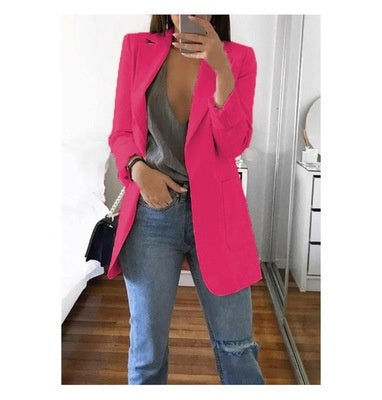 Lapel Slim Cardigan Temperament Blazer Limorista