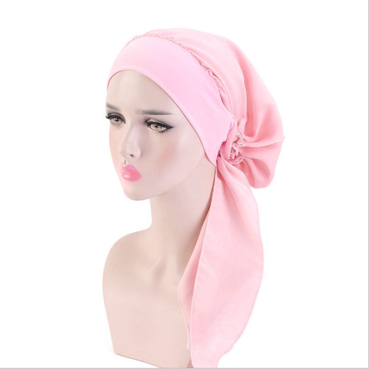 Stretch Hair Band Braid Hat Ethnic Style Fashion Scarf Muslim Ethnic Limorista