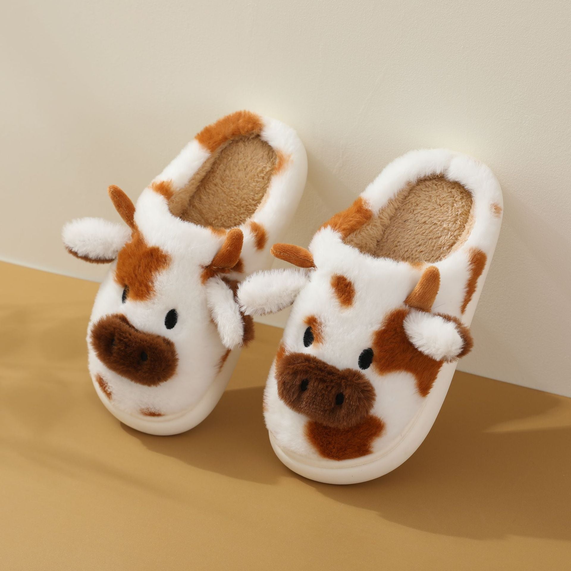 Thickened Non-slip Couple Outdoor Home Fur Cotton Slippers Limorista