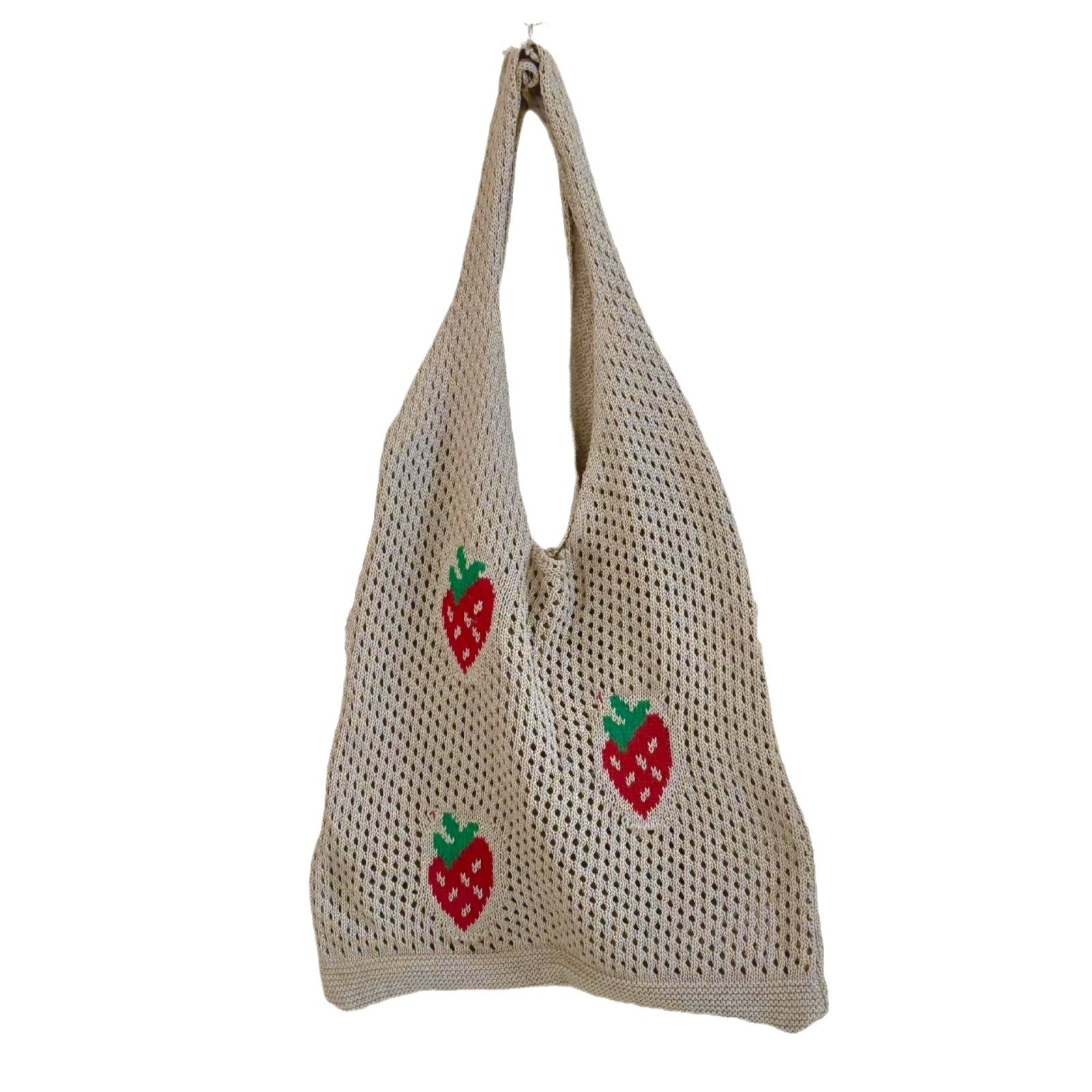 Japanese And Korean Strawberry Knitted Hollow Bag Limorista