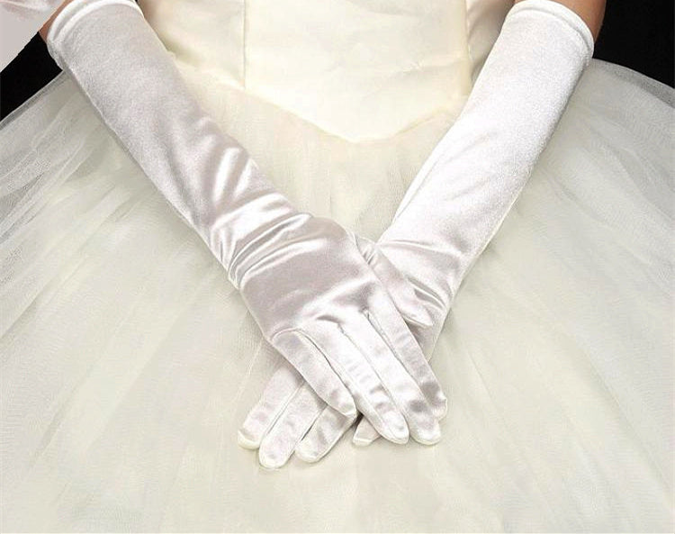 Bridal Gloves Wedding Dress Show Banquet Limorista