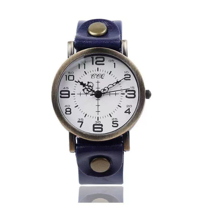 Belt Retro Neutral Watch European And American Digital Women&