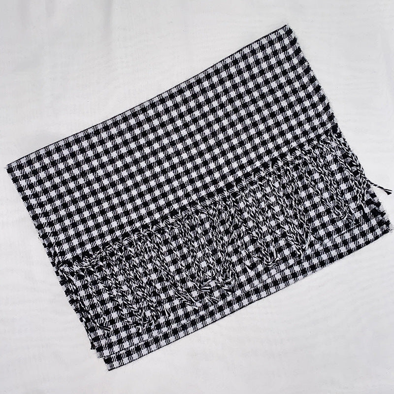 Autumn And Winter British Style Plaid Scarf Winter Limorista