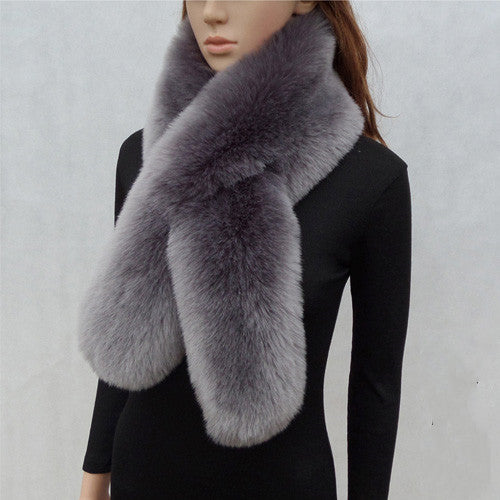 Faux Fur Rabbit Fox Collar Shawl Limorista