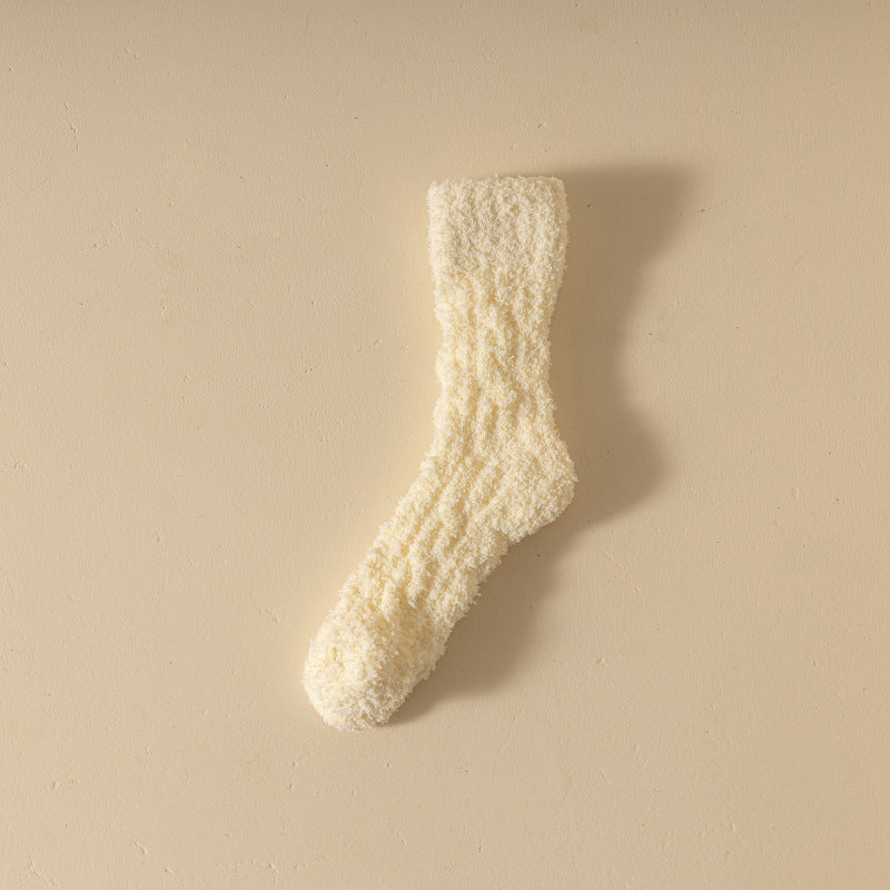 Coral Fleece Socks Women&