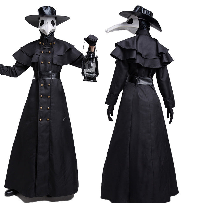 Halloween Dark Dungeon Hero Costume Crow Mouth Plague Doctor Costume Limorista