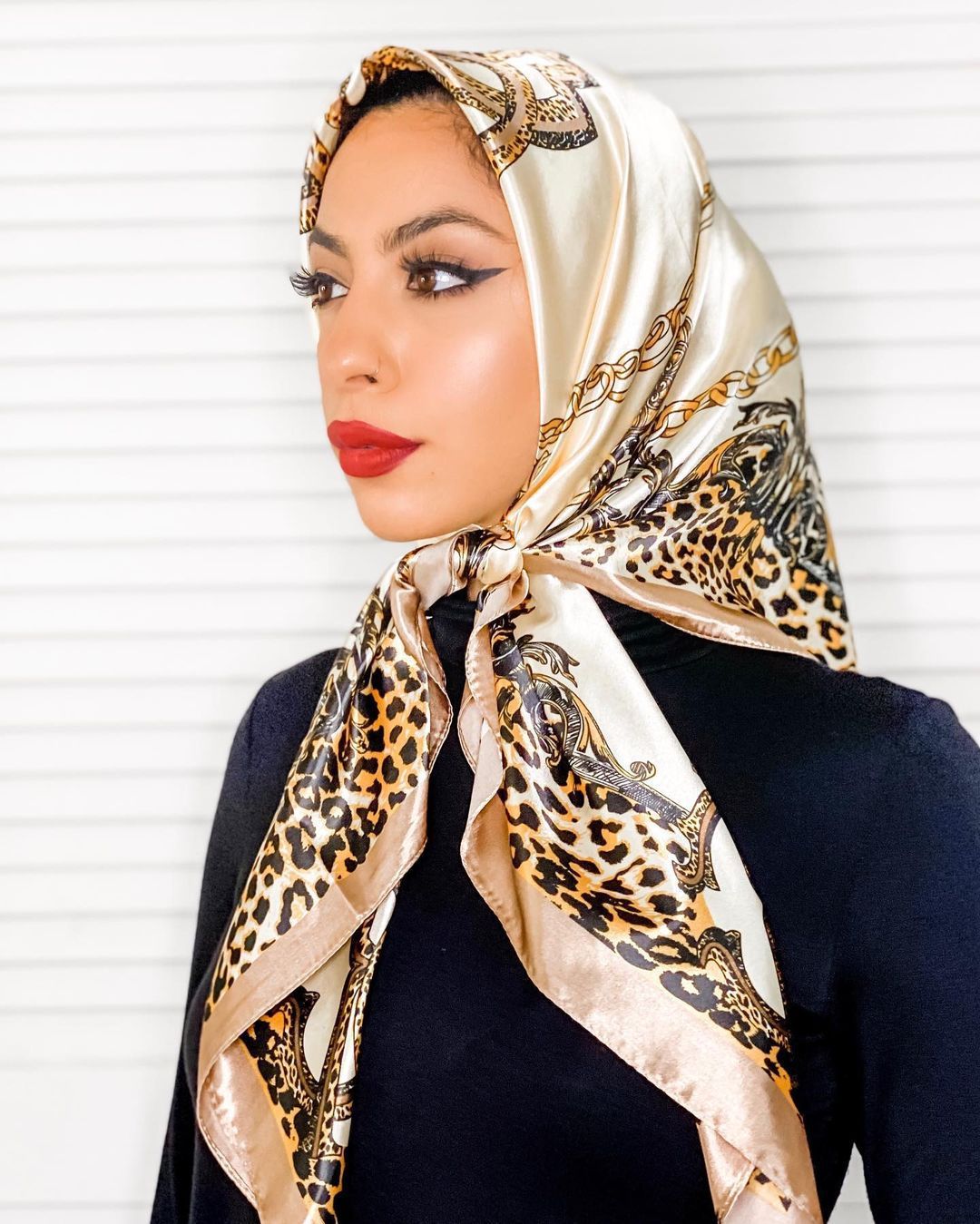 Chain Printed Scarf Women&
