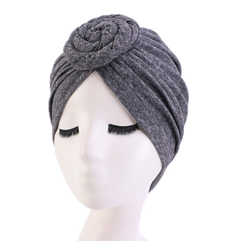 European And American Popular Donut Head Scarf Hat Limorista