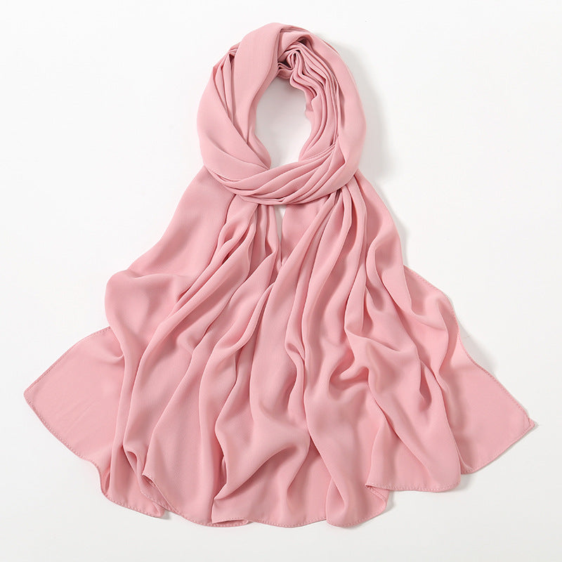 Corner Cathetus All-match Chiffon Headcloth Limorista
