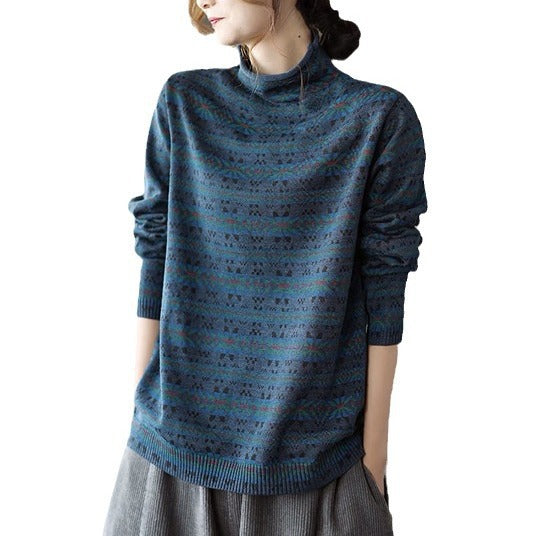 Limorista - Fashionable All-match Retro Pullover Top For Women