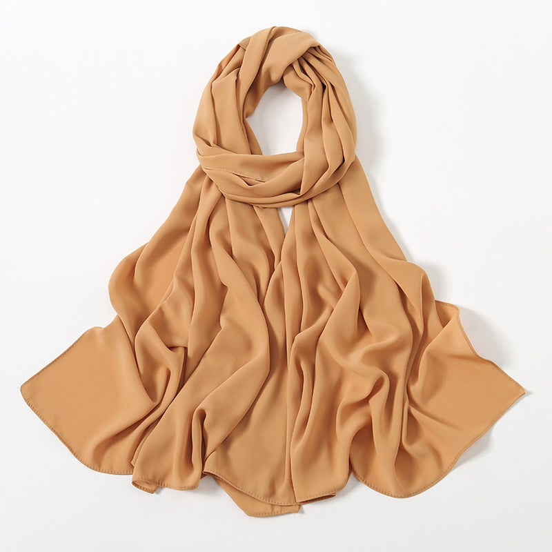 Corner Cathetus All-match Chiffon Headcloth Limorista