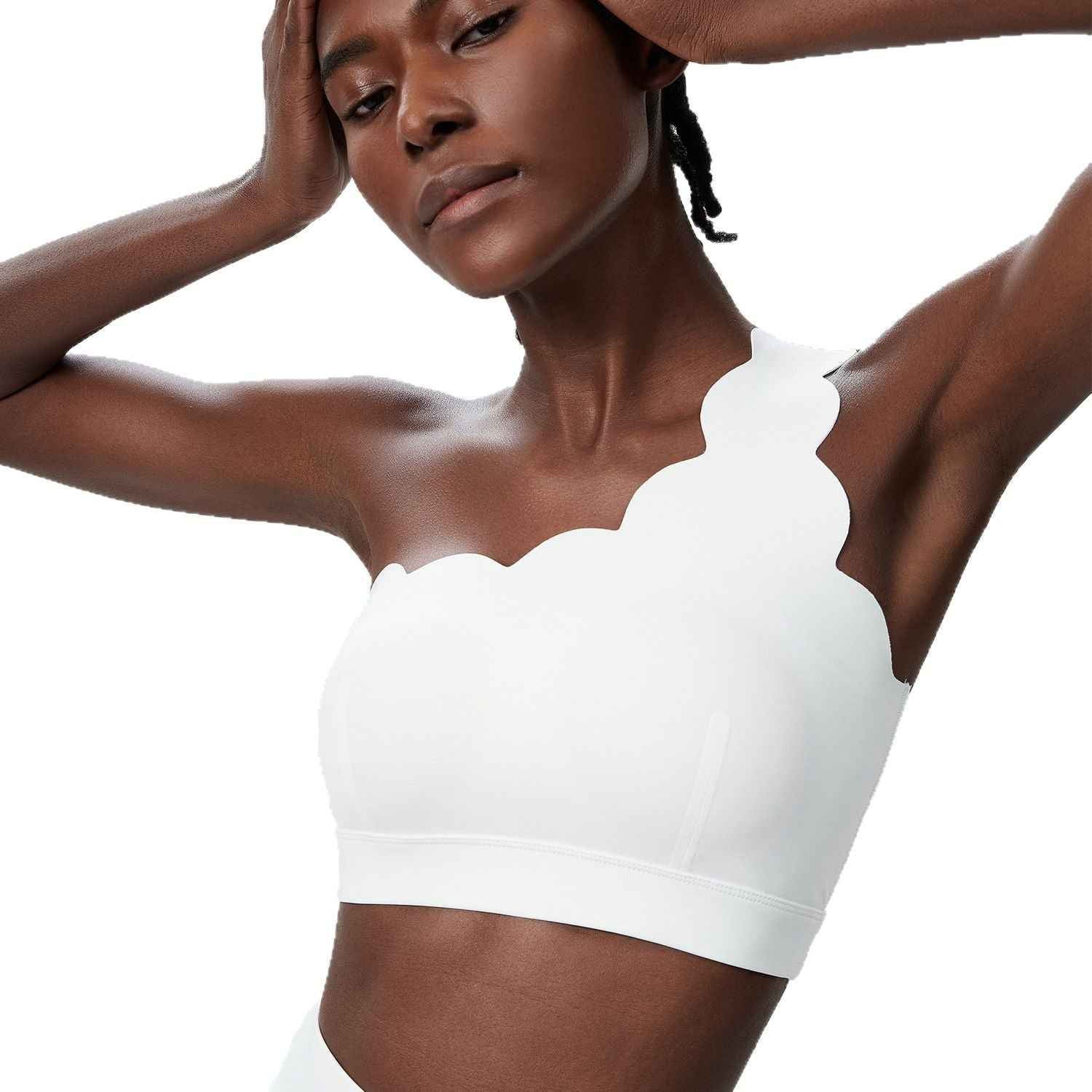 Limorista - Small Wave One Shoulder Sports Underwear Female Plus Size